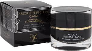 Crème Absolute Perfection Caviar, soin anti-âge global enrichie en acide hyaluronique et caviar.